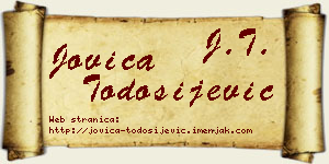 Jovica Todosijević vizit kartica